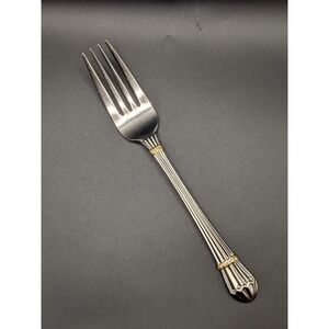 Yamazaki Carouselle-Gold Accent Dinner Fork 7 1/2" Stainless Patrick Pre-Owned